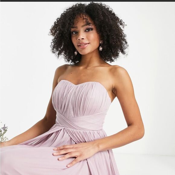 NWT Lipsy Bridesmaid multiway maxi dress in lavender size 2 - Picture 3 of 14